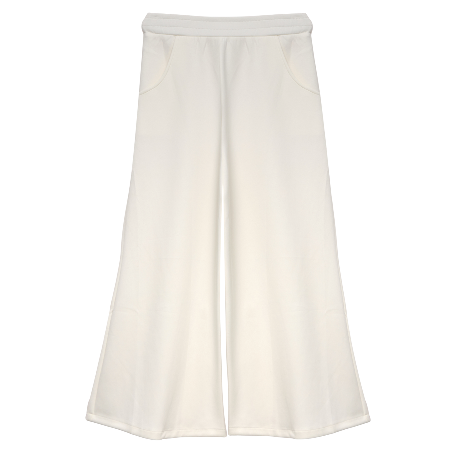White Modest Premium Scuba Pants