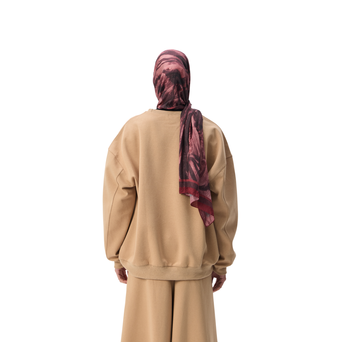 Oversized Camel Premium Scuba Modest Sweatshirt