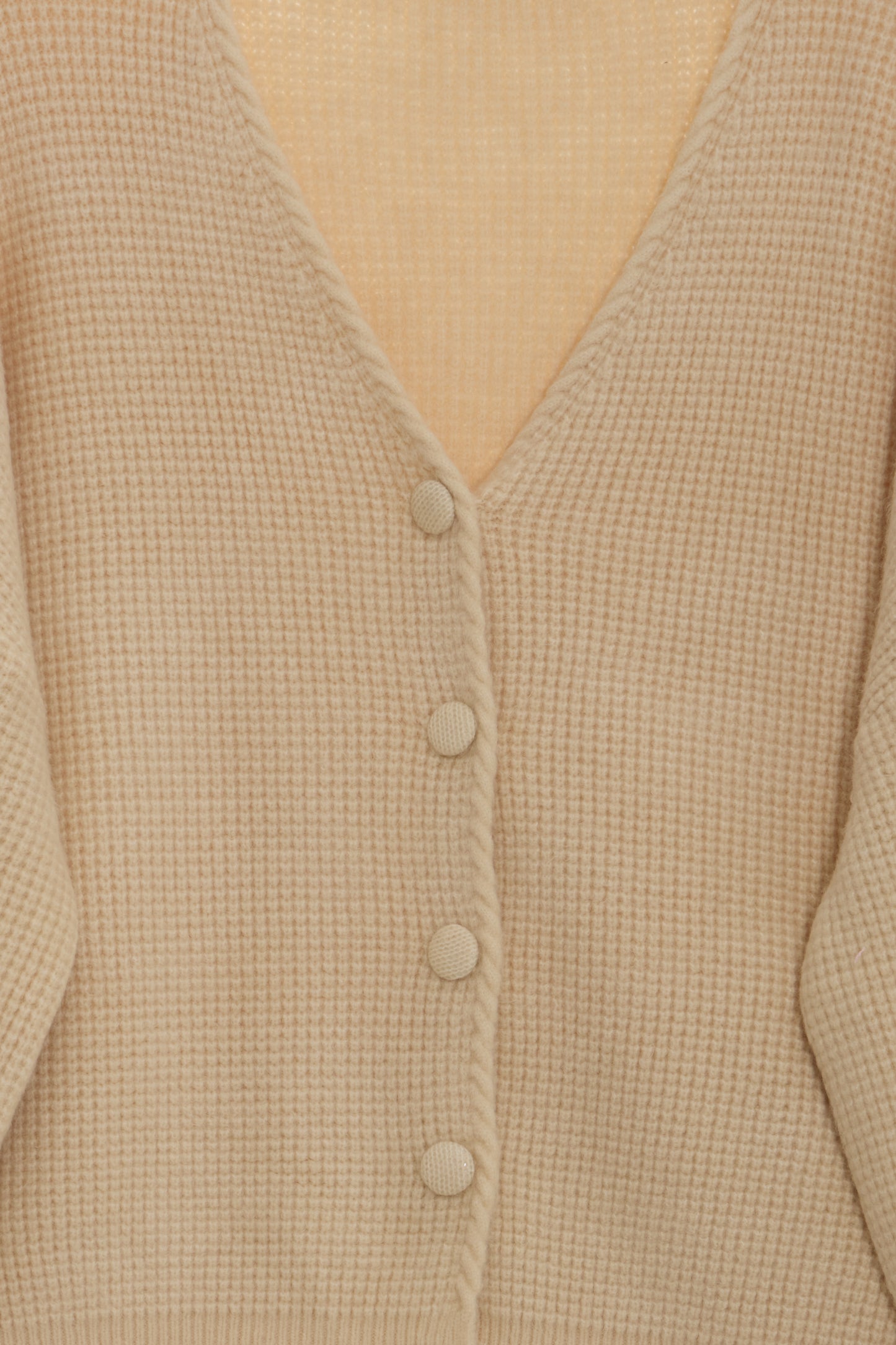 Textured Knit Button-Up Slouch Cardigan