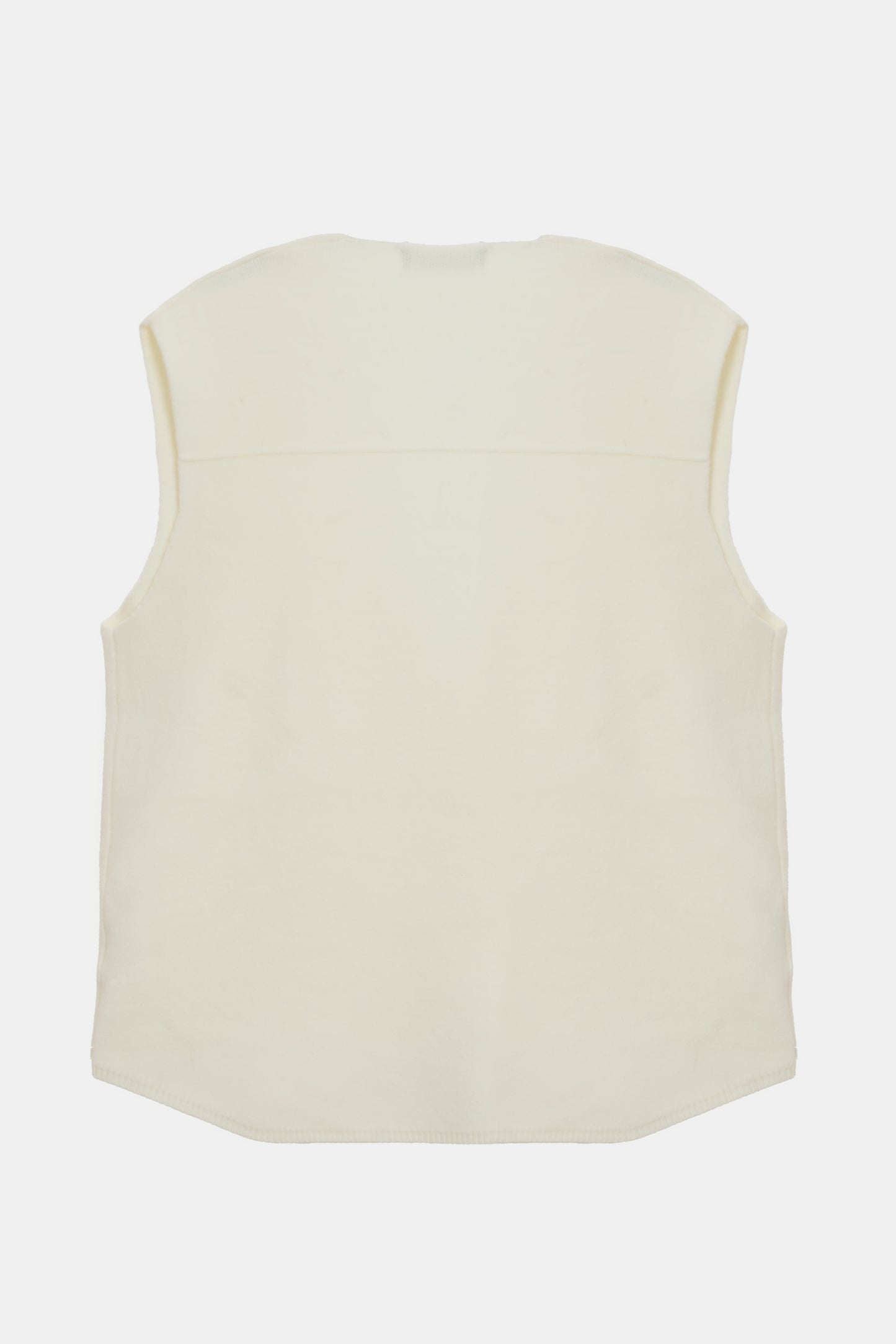 Minimalist V-Neck Sleeveless Knit Vest