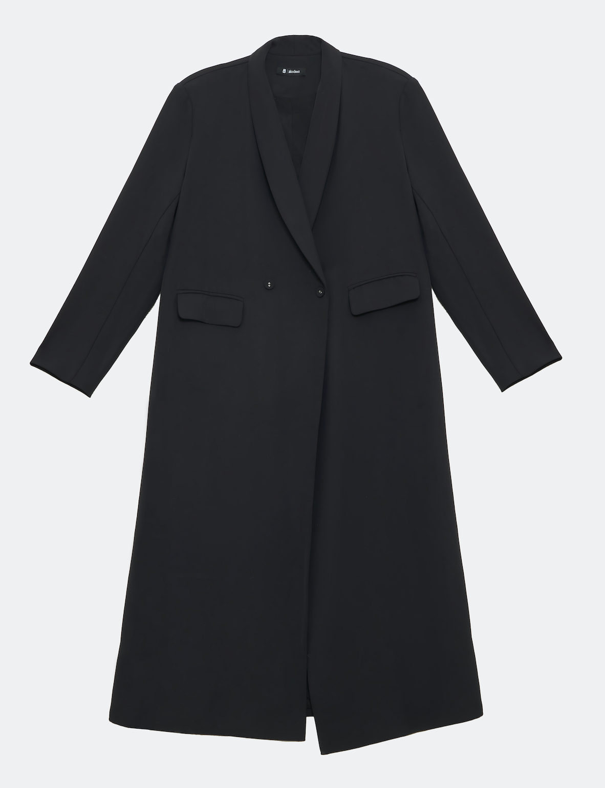 Classic Black Longline Blazer