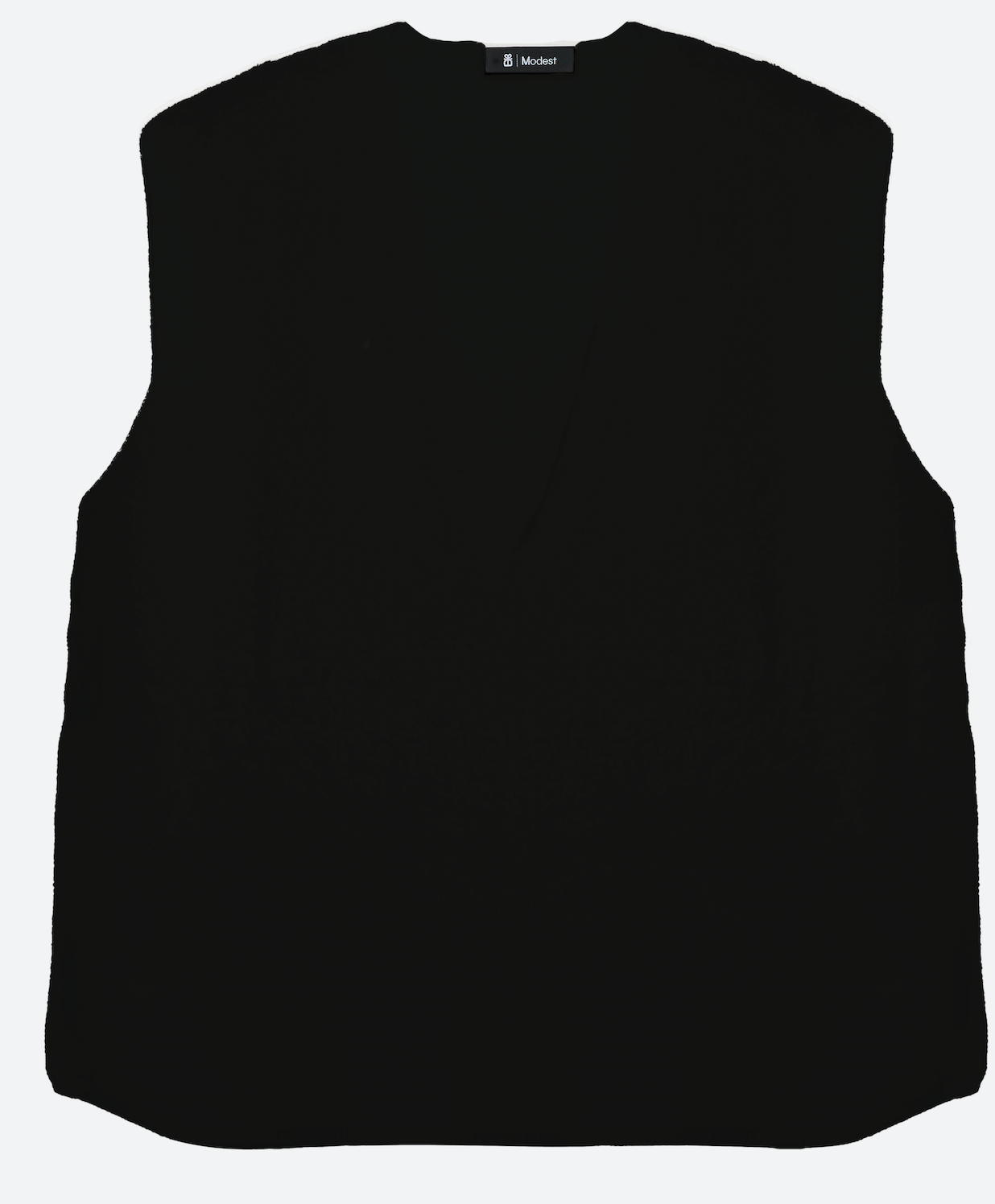 Minimalist V-Neck Sleeveless Knit Vest