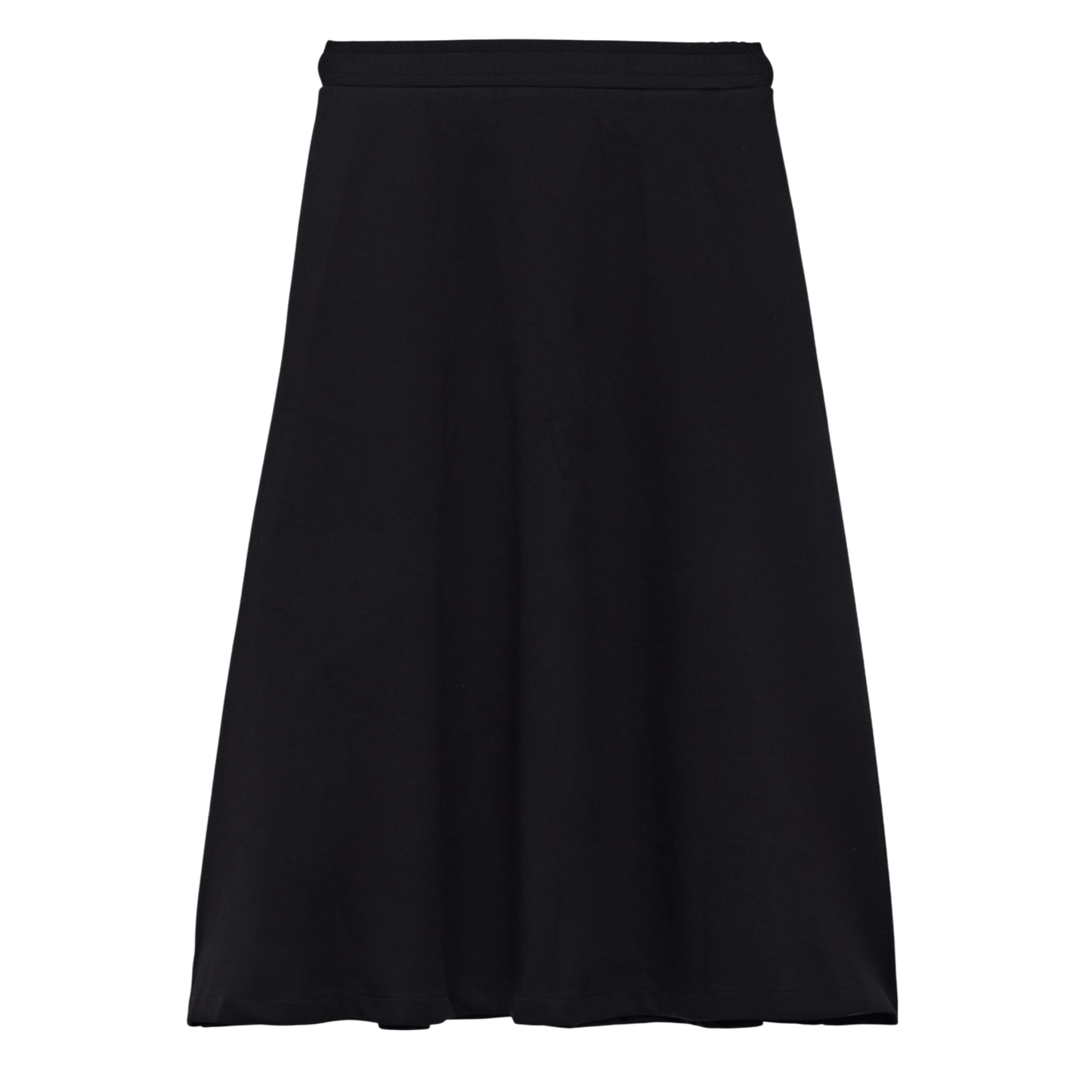 Oversized Black Premium Scuba Modest Co-Ord Set With Skirt