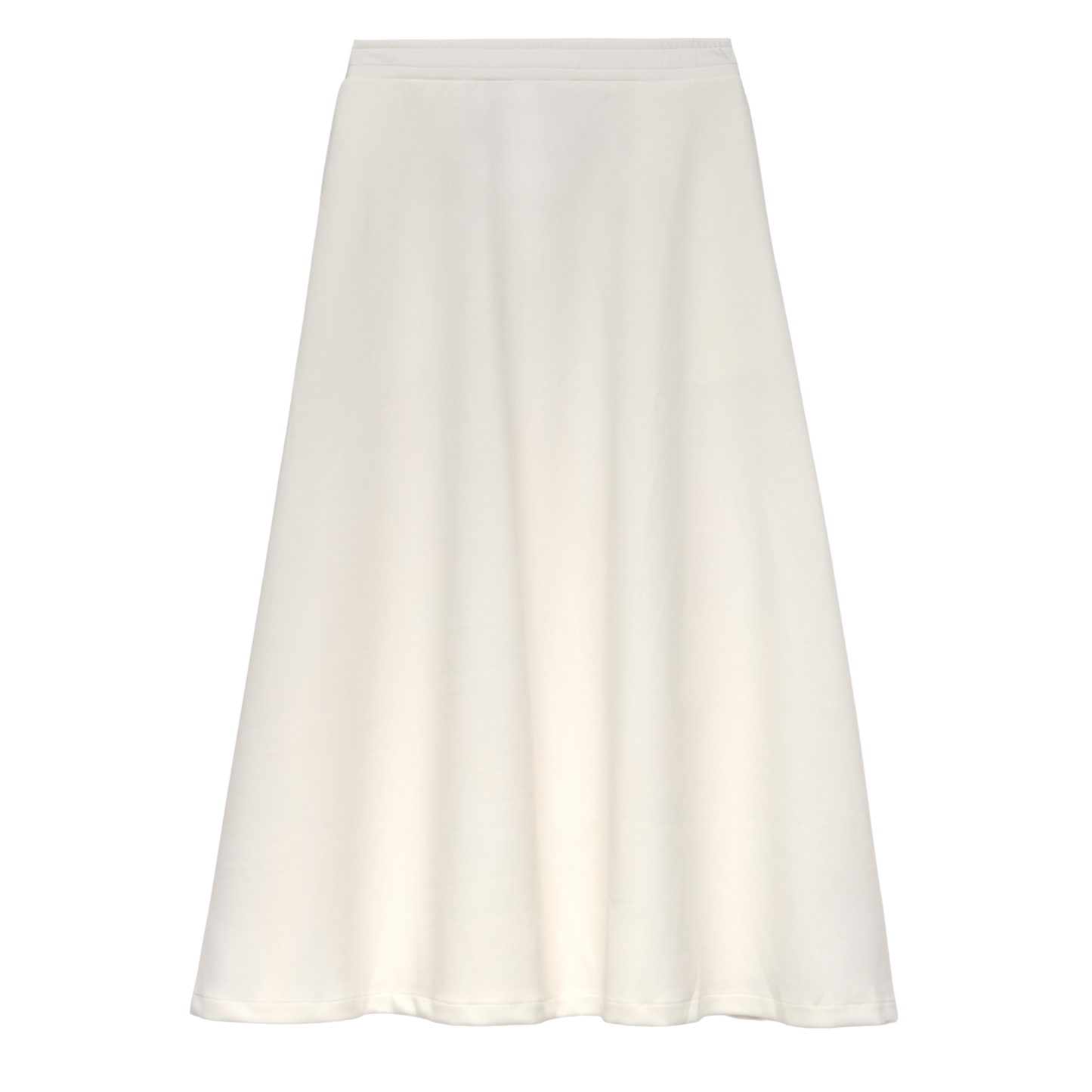 White Modest Premium Scuba Skirt