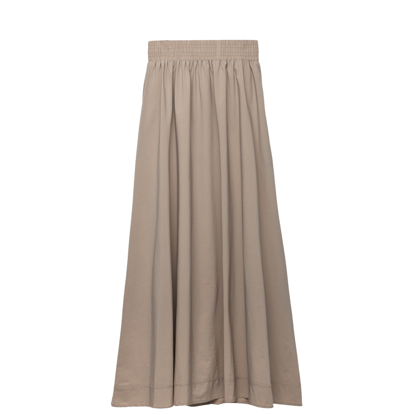 Flowy Maxi Skirt with Elastic Waist and Pockets