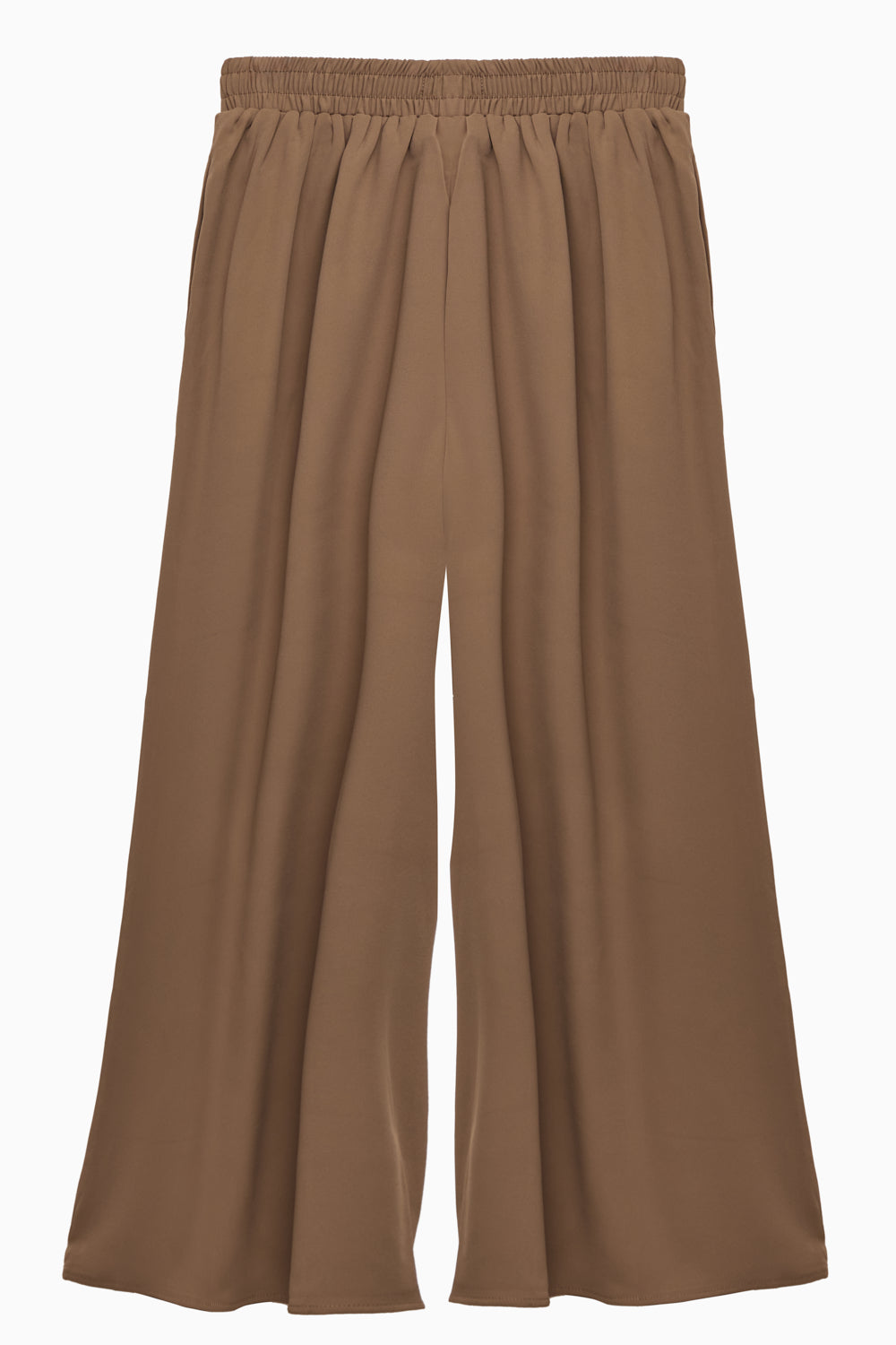 Wide-Leg Thick Woven Palazzo Pants