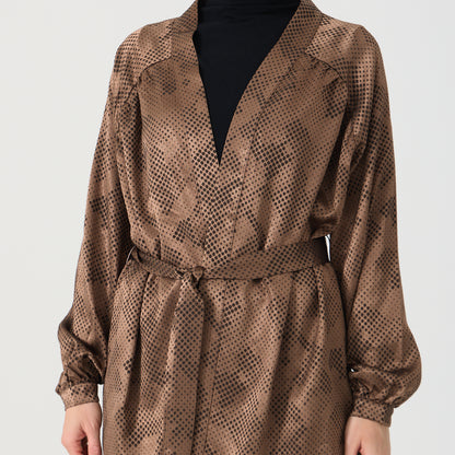 Bronze kimono-style jacket Co-Ord Set