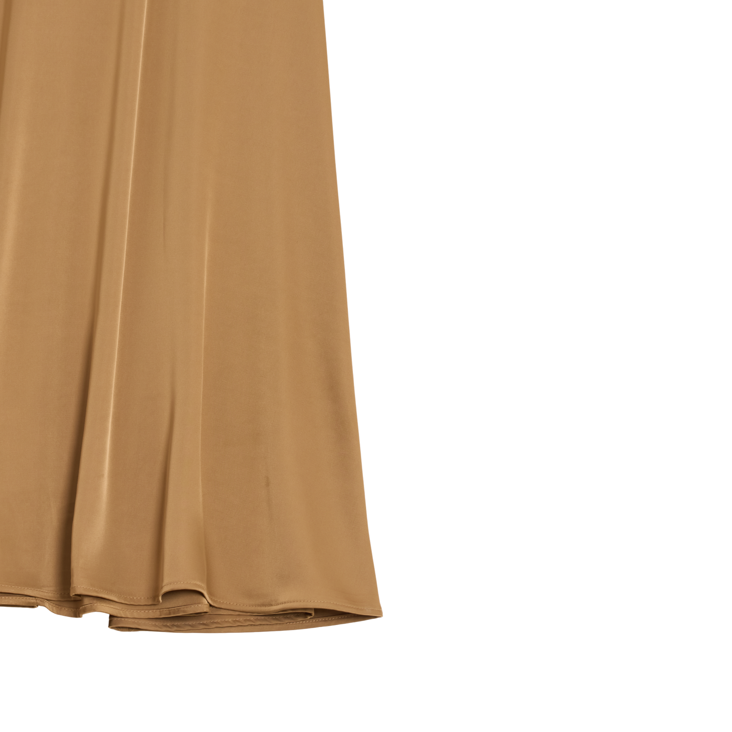 Satin A-line Flare Skirt