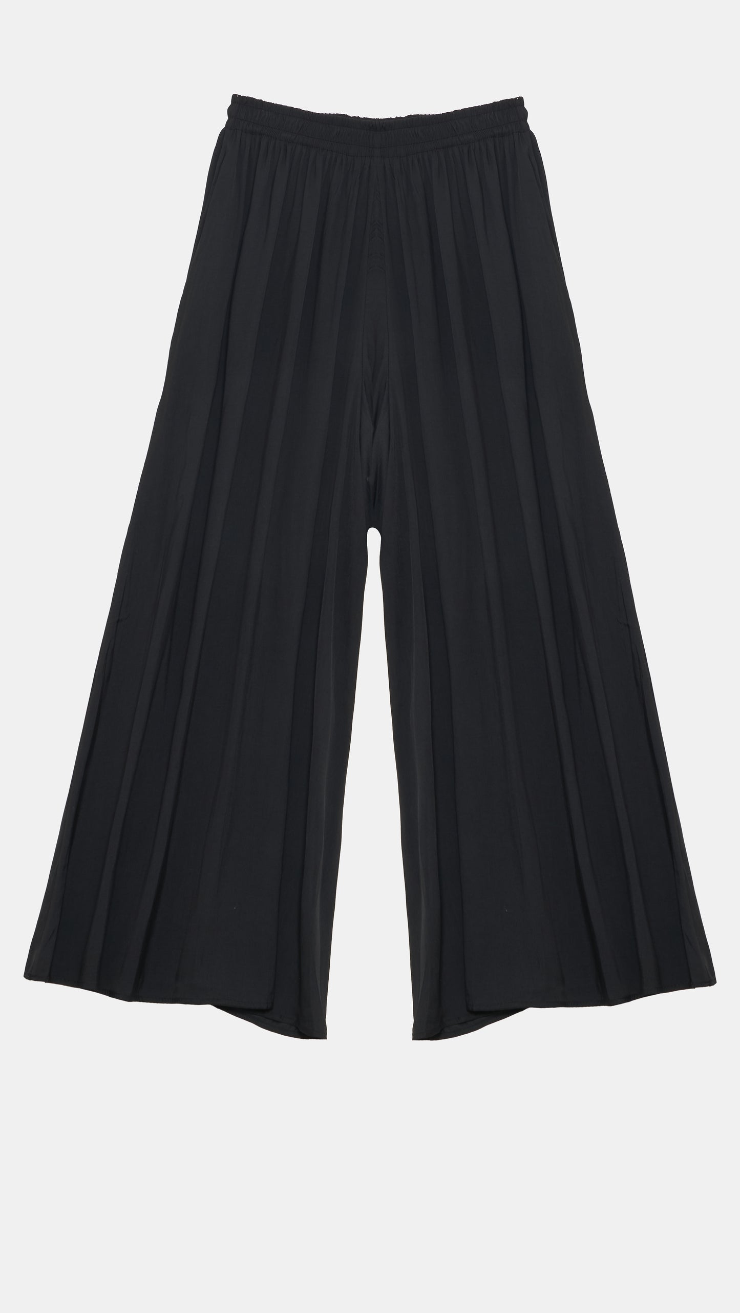 Wide-Leg Pleated Palazzo Pants (9209)