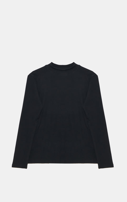 EP Black Modest Essential Under Top – Long Sleeve, High Neck