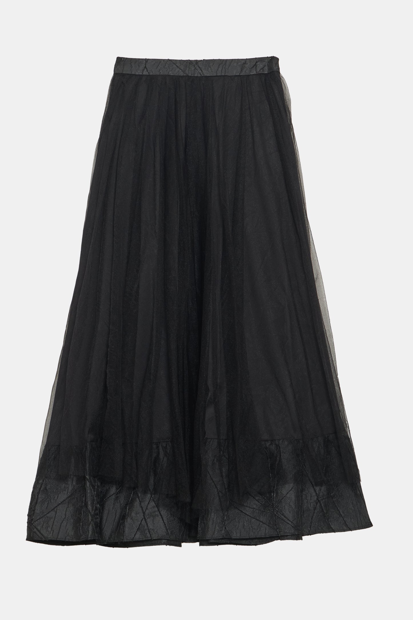 Dramatic Textured Jacket and Flowing Midi Skirt Set