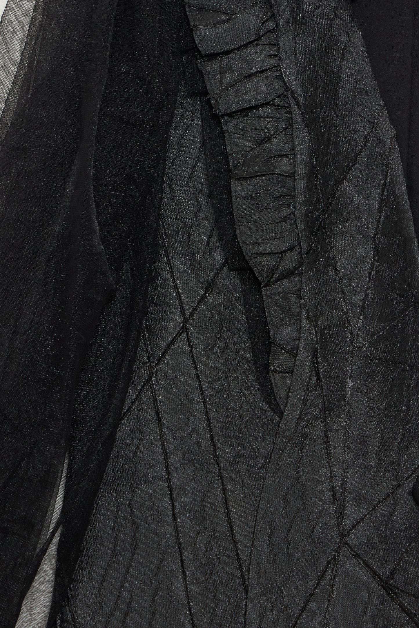 Dramatic Textured Jacket and Flowing Midi Skirt Set