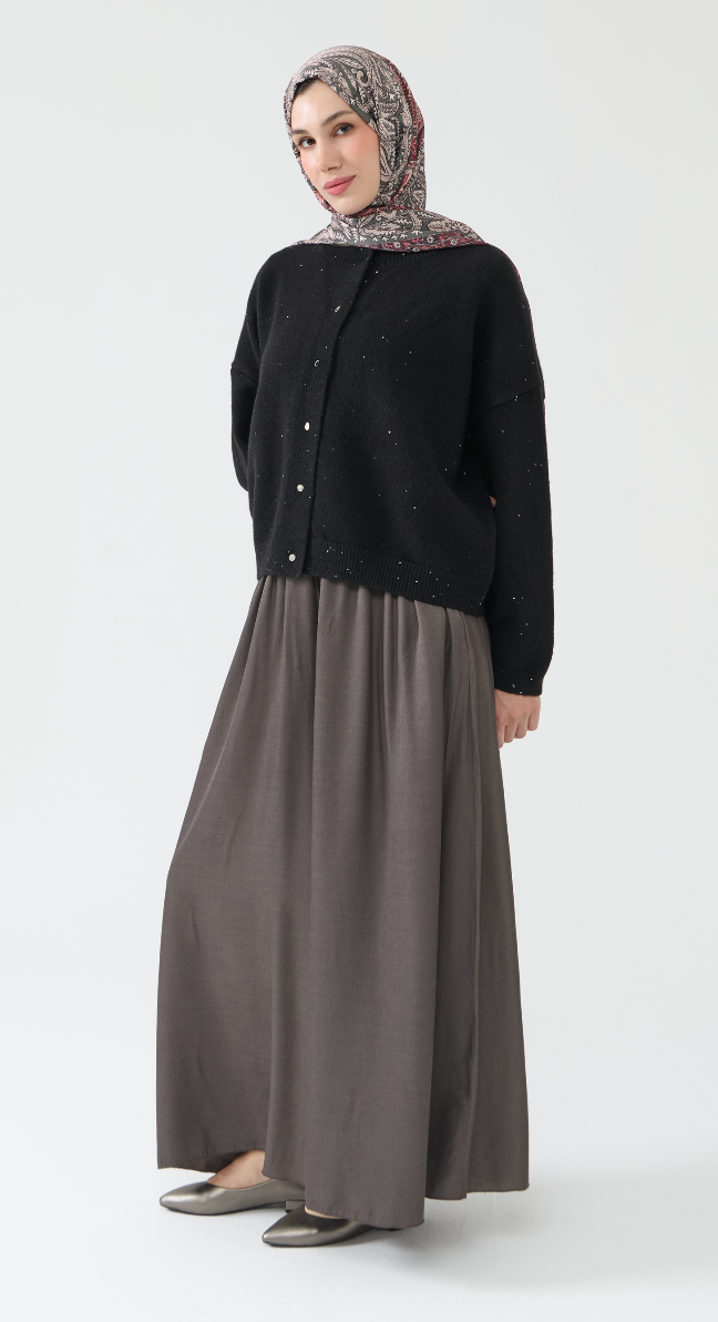 Wide-Leg Pleated Palazzo Pants (9209)