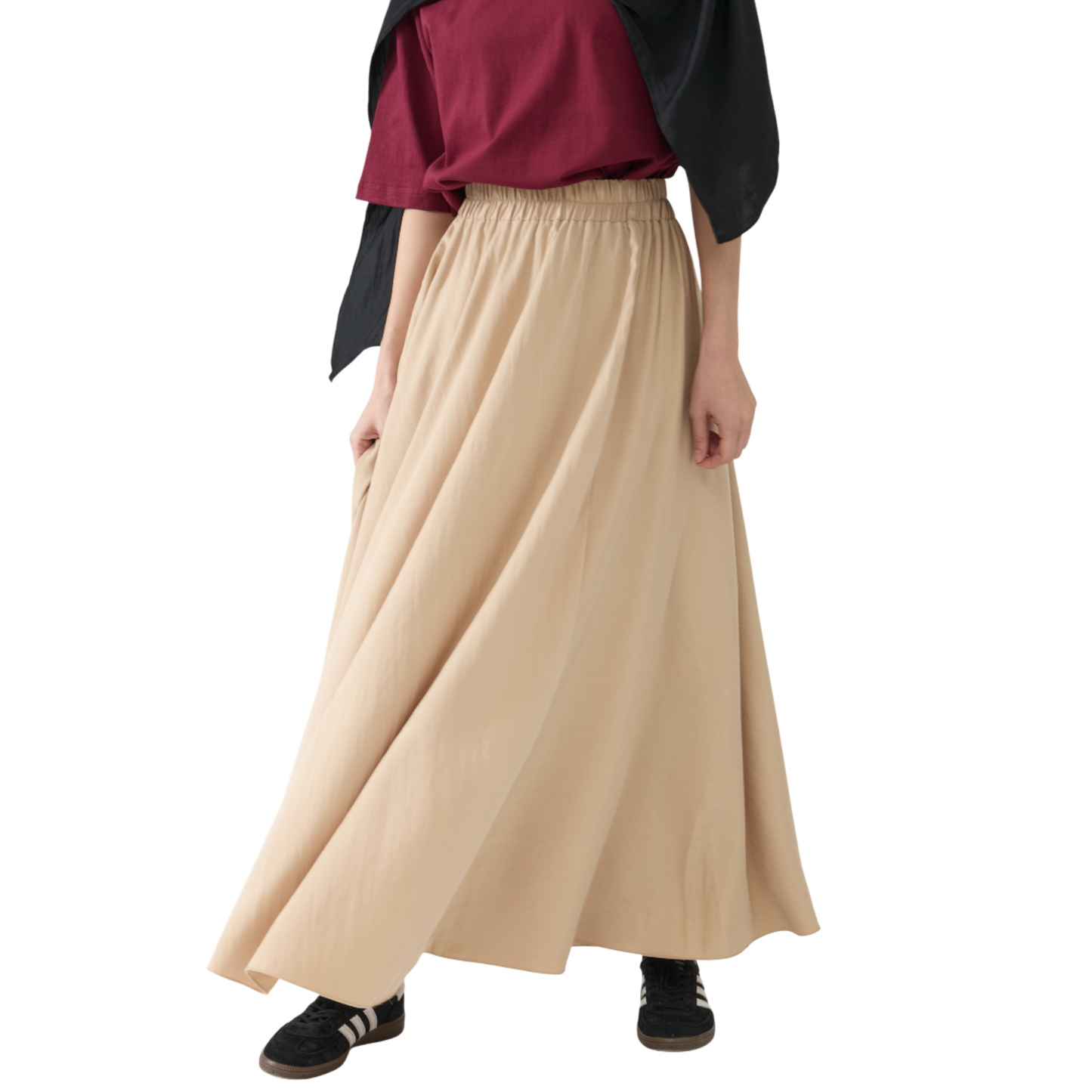 Flare Maxi Skirt
