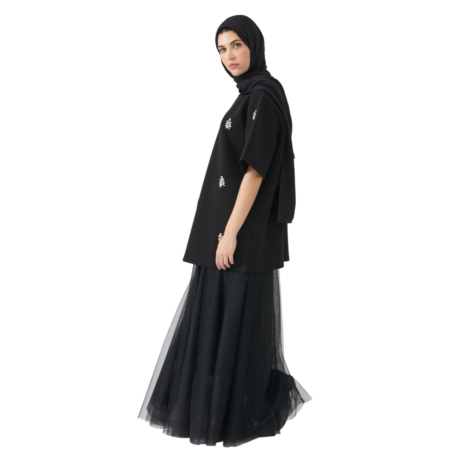 Tulle Maxi Skirt