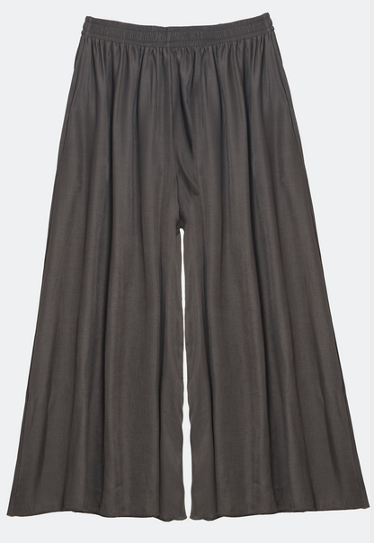 Wide-Leg Pleated Palazzo Pants (9209)