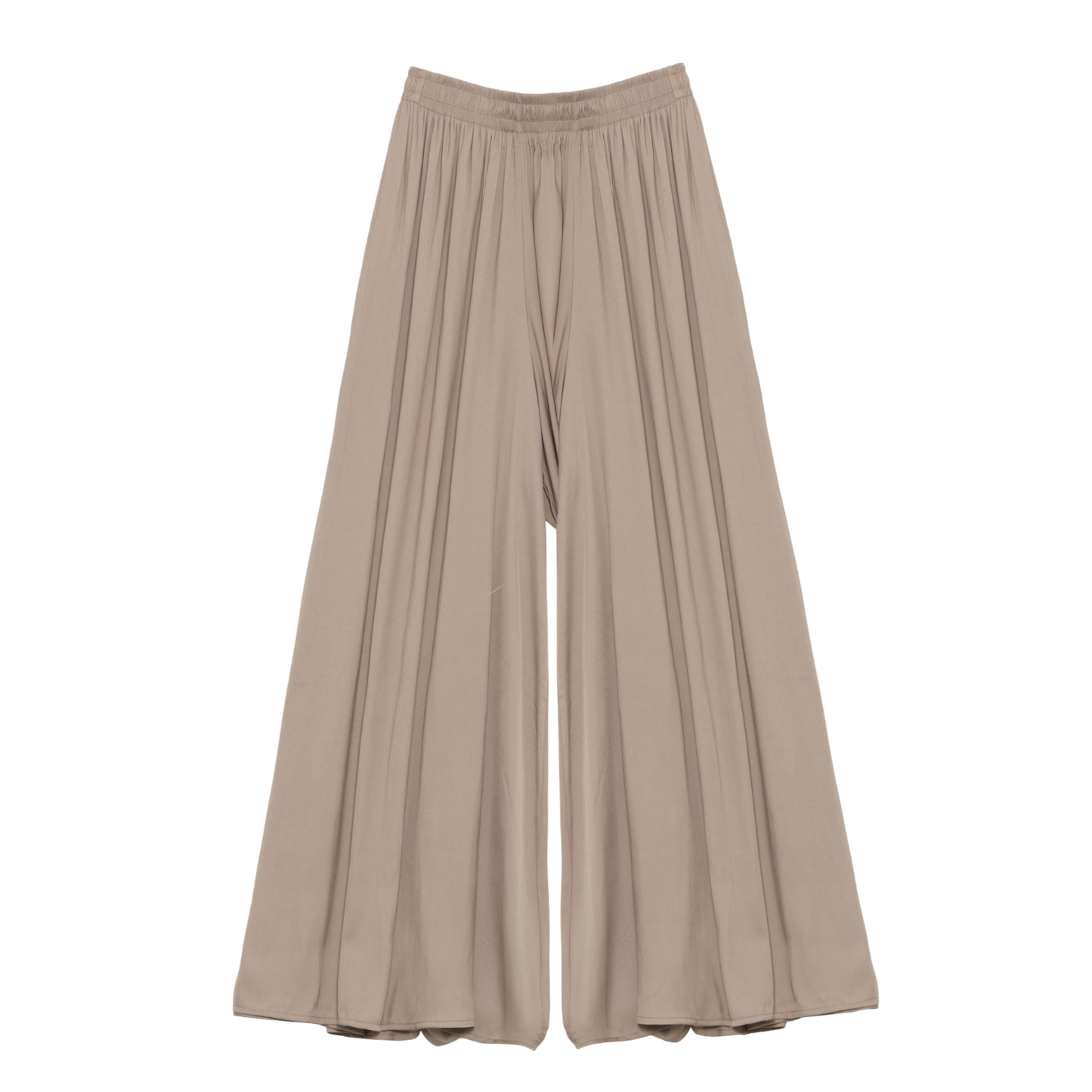 Wide-Leg Flowy Palazzo Sheen Finish Pants