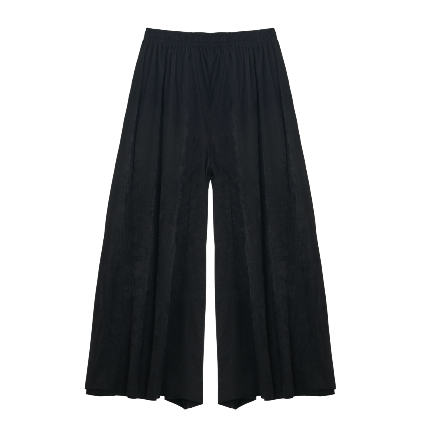 Wide-Leg Flowy Palazzo Sheen Finish Pants